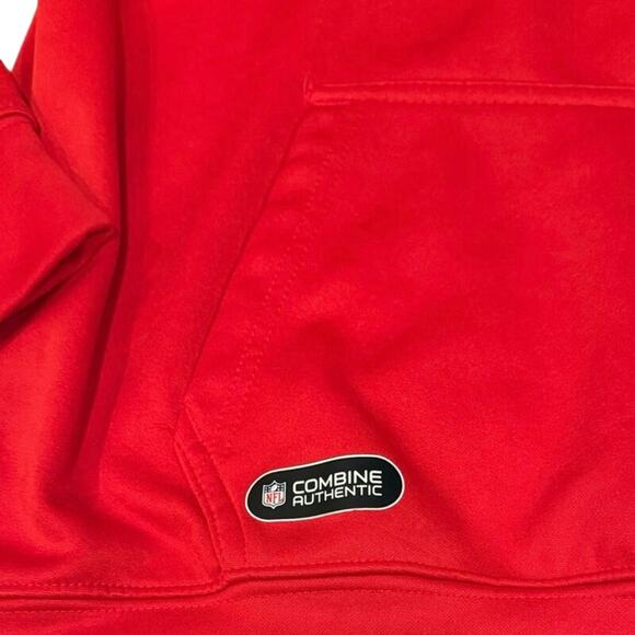 Kansas City Chiefs NFL Combine Red Hoodie Men's Size M - Picture 5 of 5